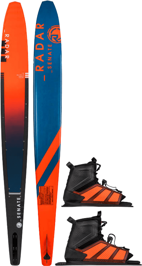 Water Ski Equipment Display PNG Image