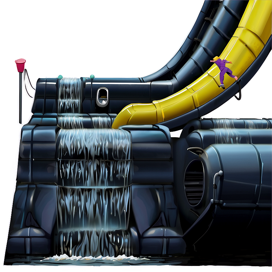 Water Slide Plunge Png 34 PNG Image