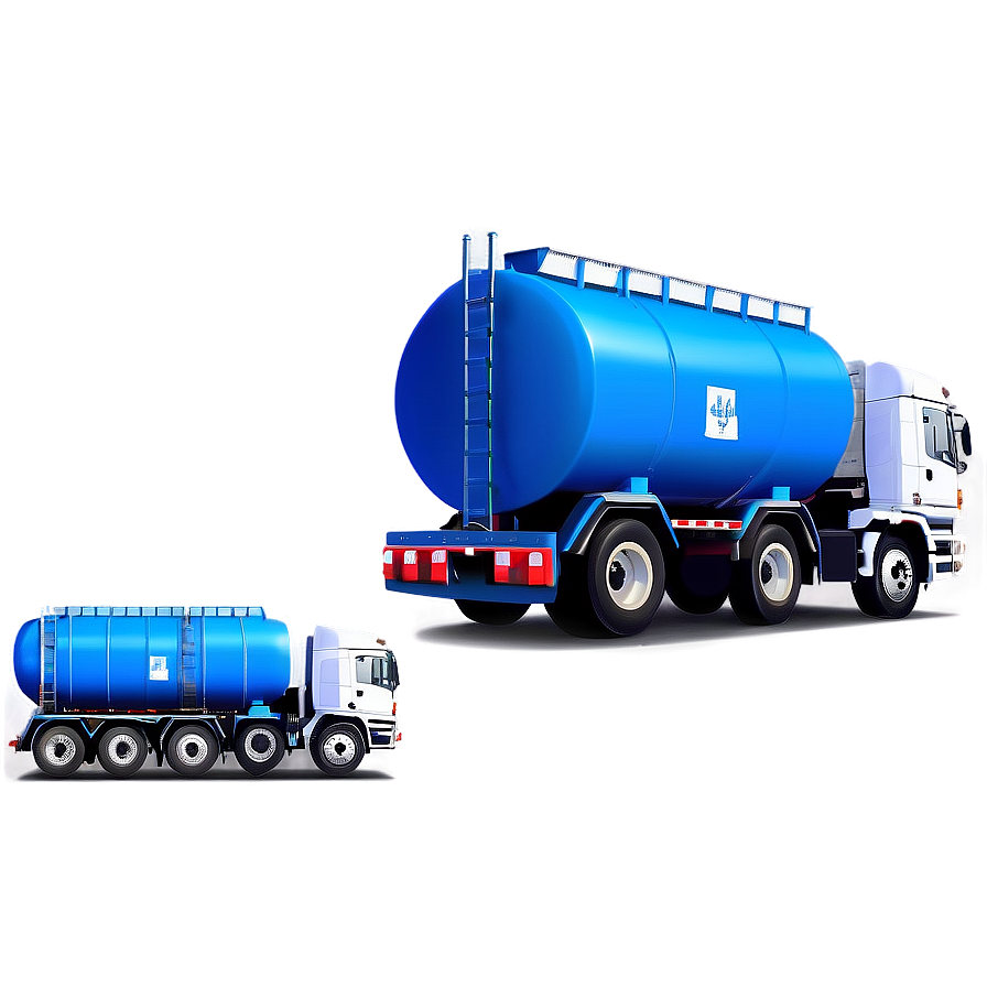 Water Tank Truck Desert Png Bmu12 PNG Image