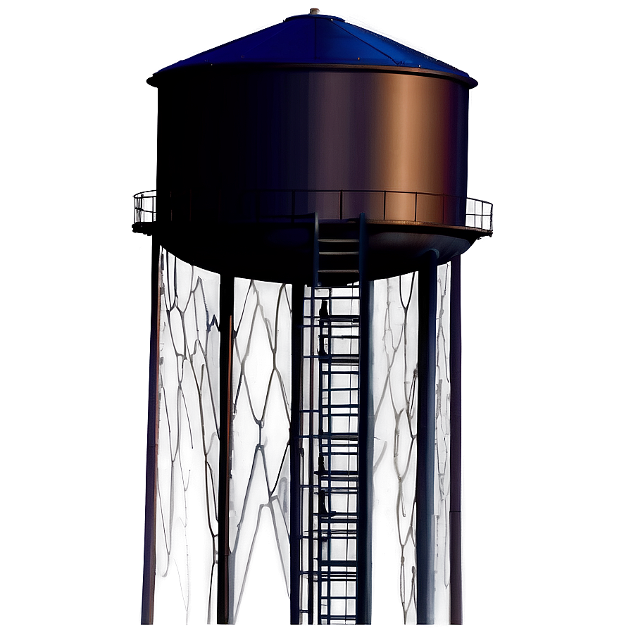 Water Tower At Dawn Png Rkm PNG Image