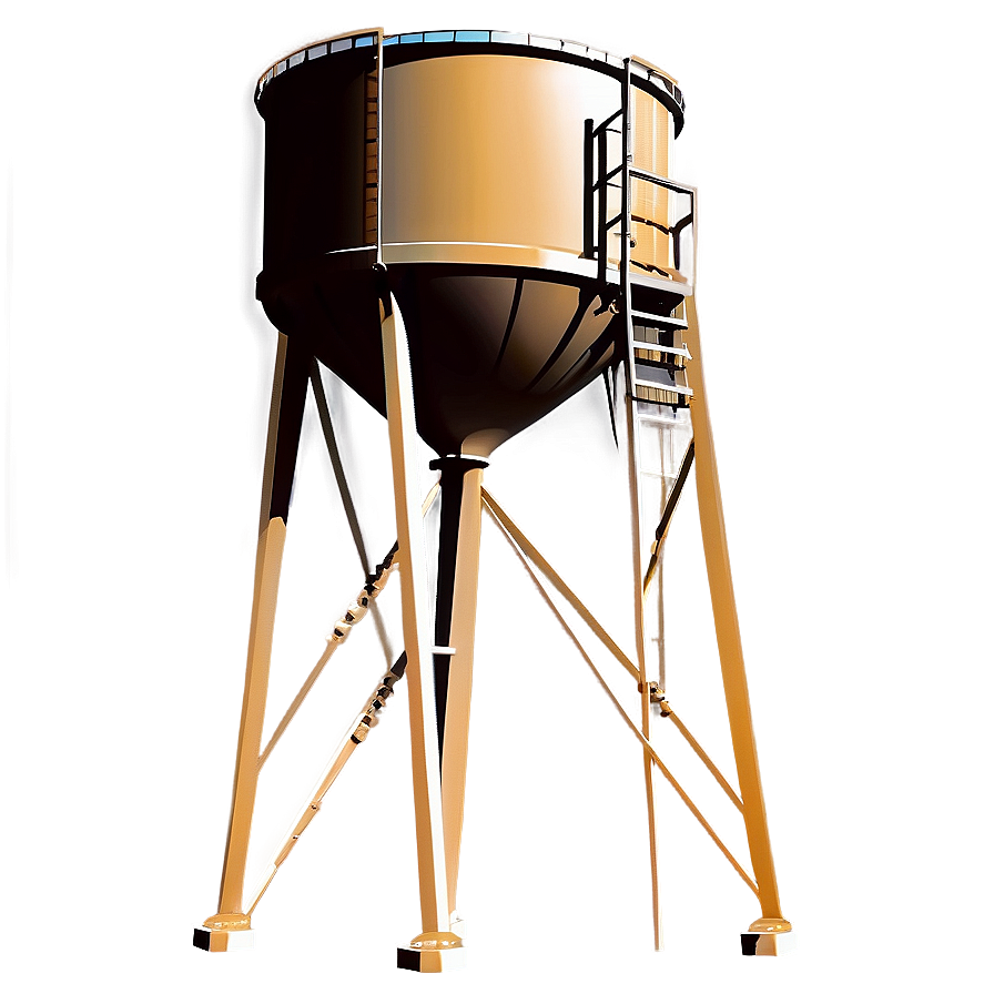 Water Tower Night View Png Bod94 PNG Image