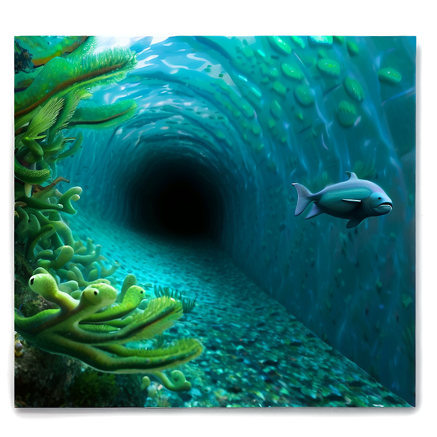 Water Tunnel Under Sea Png 06242024 PNG Image