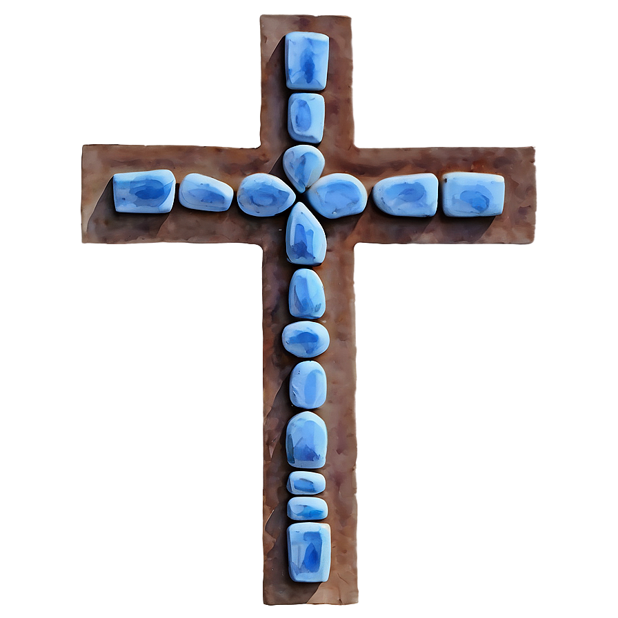 Watercolor Blue Cross Png 06292024 PNG Image