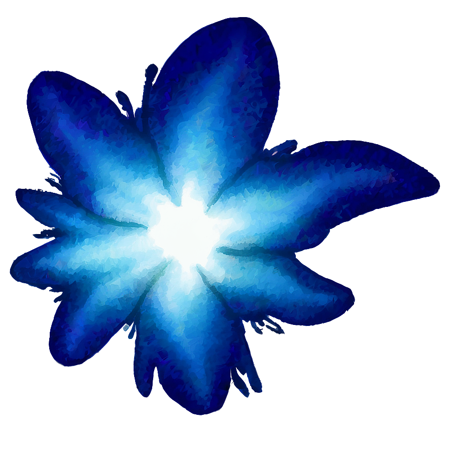 Watercolor Blue Glow Png Bwy50 PNG Image