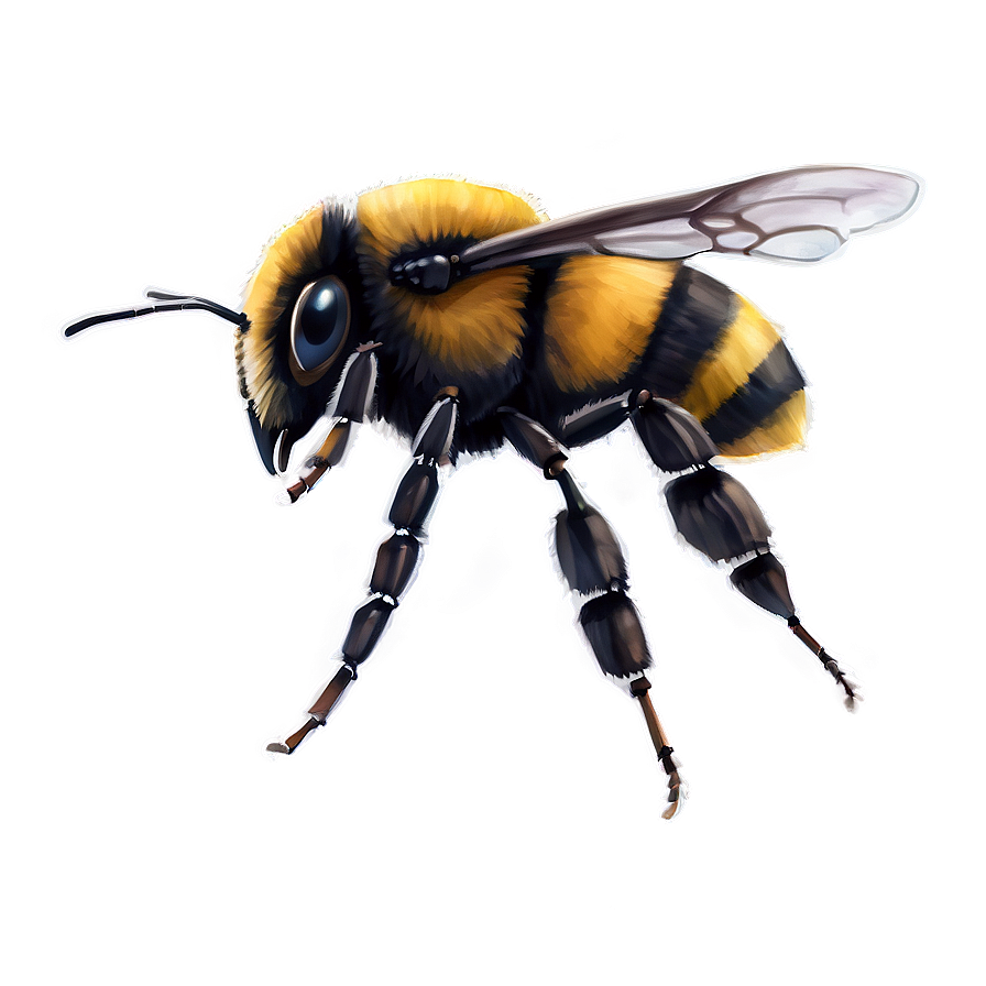 Watercolor Bumblebee Art Png Hft98 PNG Image