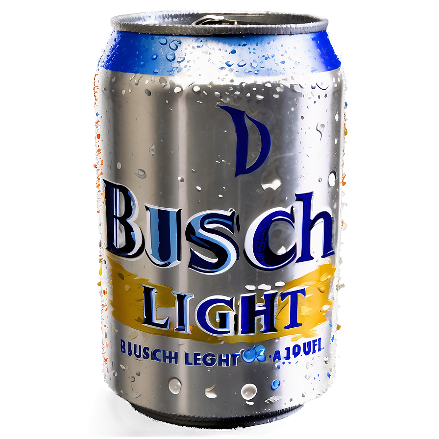 Watercolor Busch Light Can Png 93 PNG Image