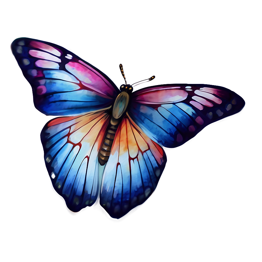 Watercolor Butterfly Image Png 73 PNG Image