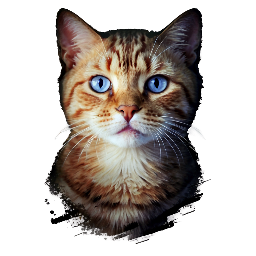 Watercolor Cat Filter Png 06282024 PNG Image