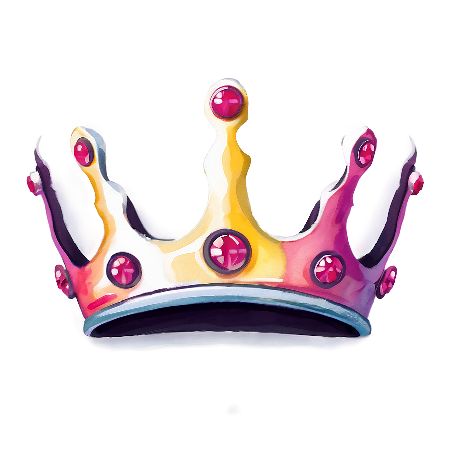 Watercolor Crown Vector Png 73 PNG Image