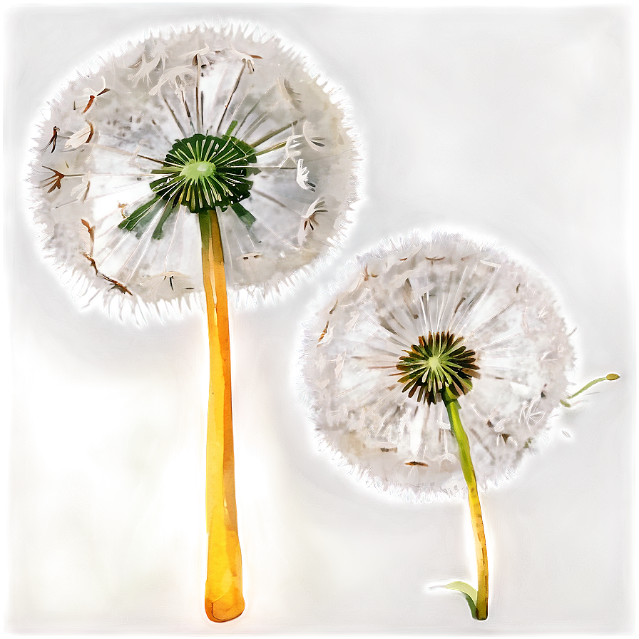 Watercolor Dandelions Png Rpg49 PNG Image