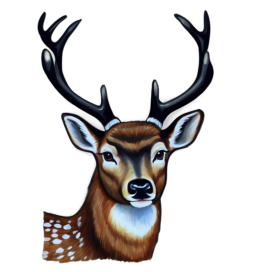 Watercolor Deer Painting Png Eyd PNG Image