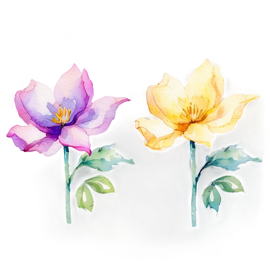 Watercolor Flower Bouquet Png Kyi PNG Image