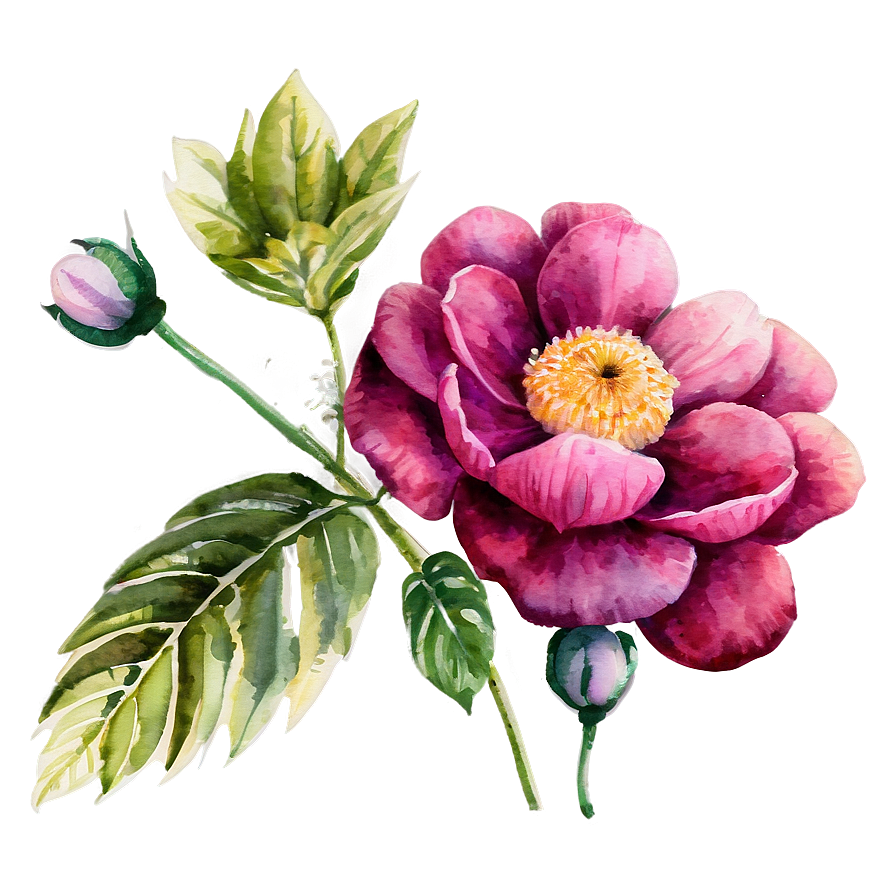 Watercolor Flower Painting Png 51 PNG Image