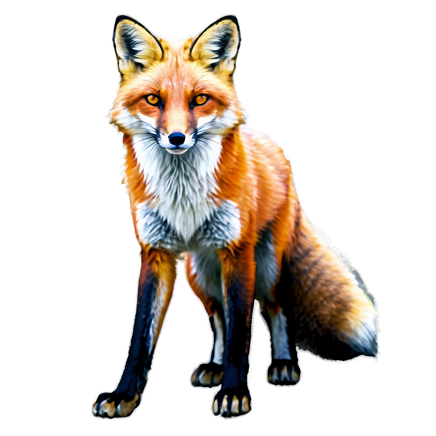 Watercolor Fox Png Pjg PNG Image