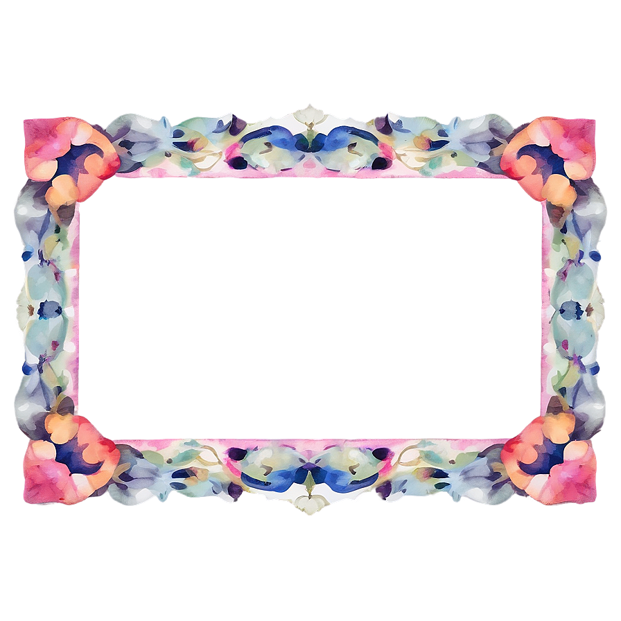 Watercolor Frame Png Eqy PNG Image