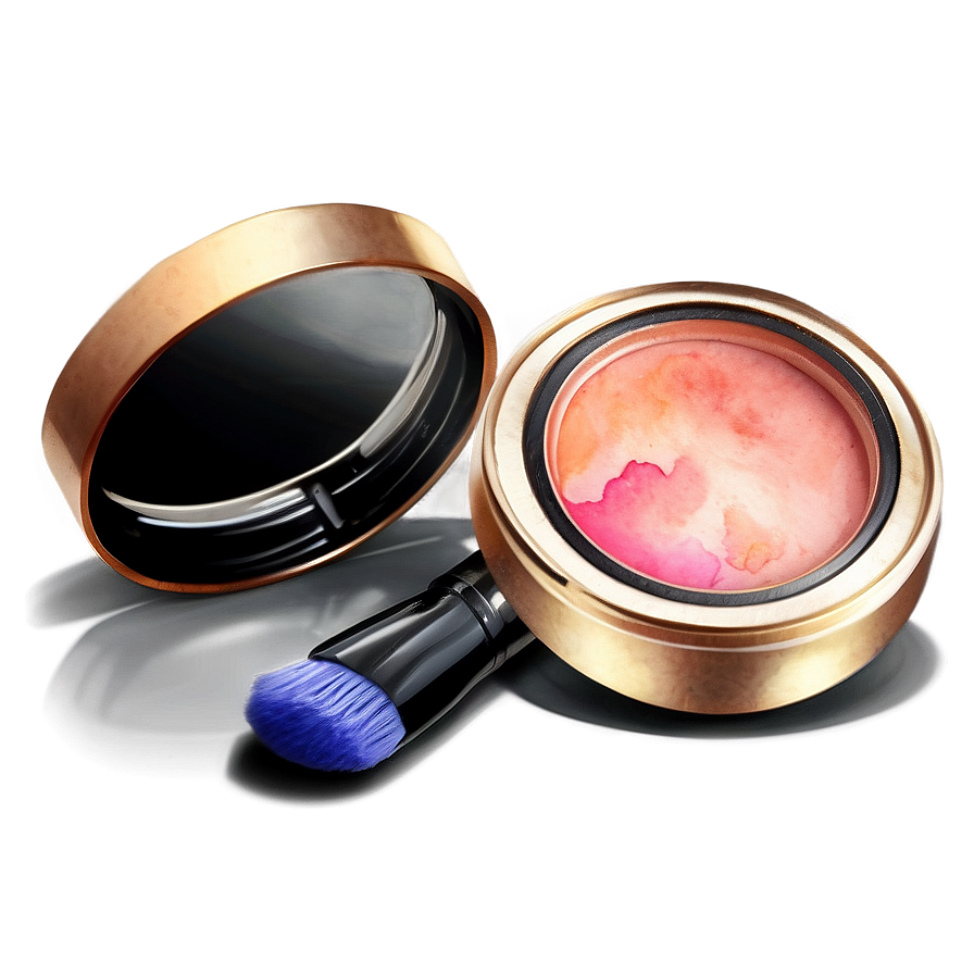 Watercolor Makeup And Cosmetics Png Afh61 PNG Image