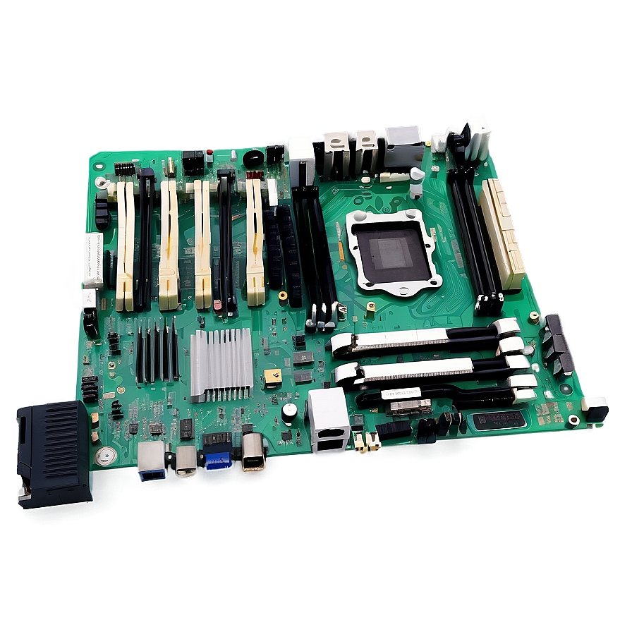 Watercolor Motherboard Painting Png 06202024 PNG Image