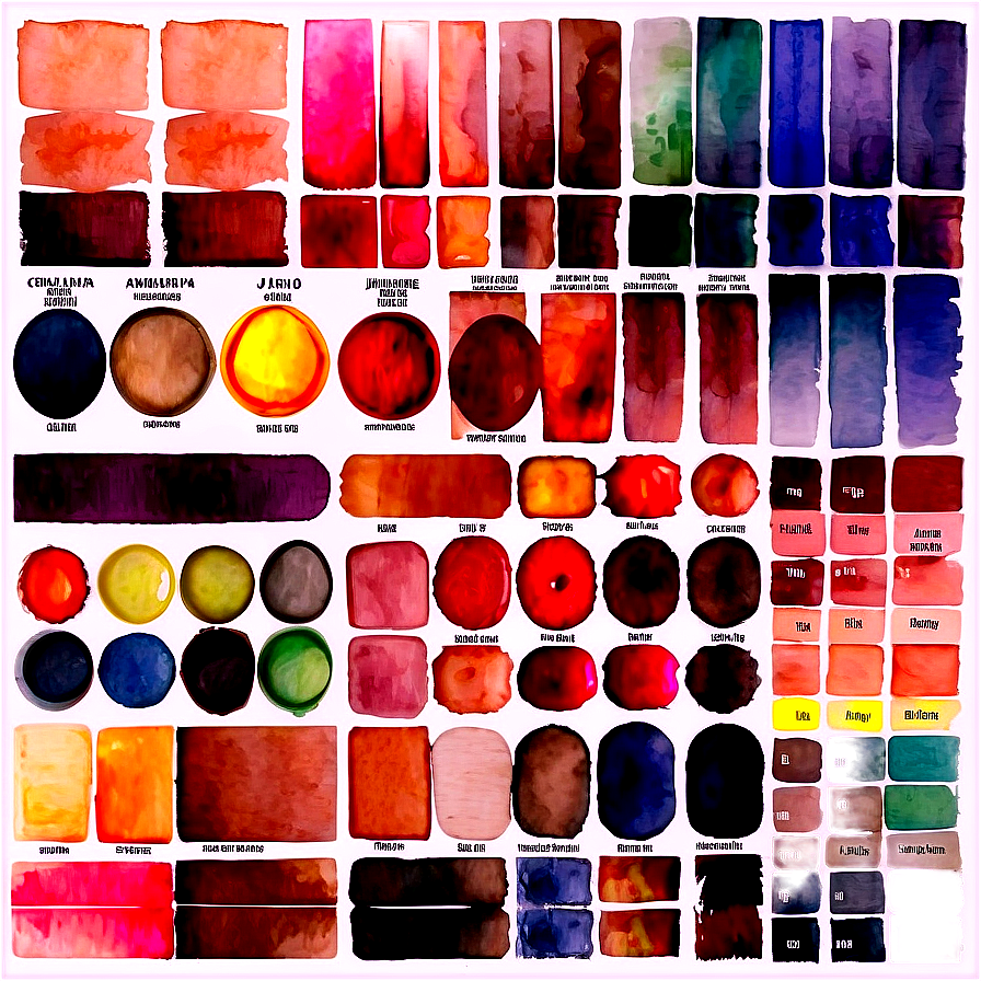 Watercolor Palette Transparent Png Fxy PNG Image