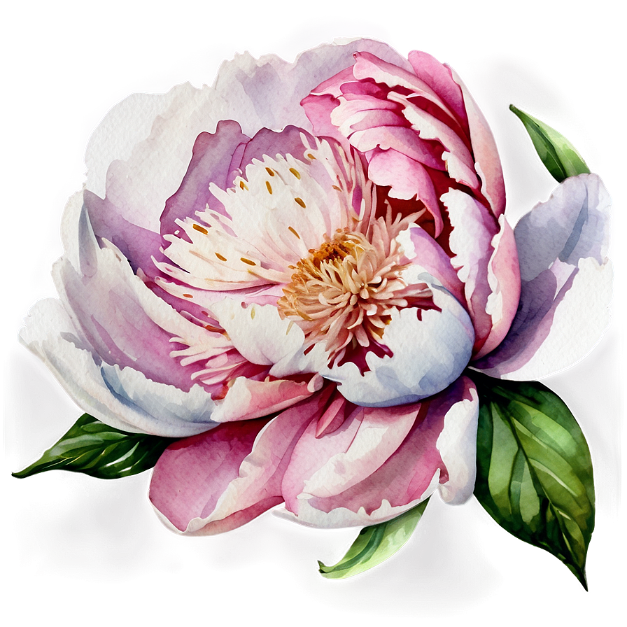 Watercolor Peonies Graphic Png 25 PNG Image