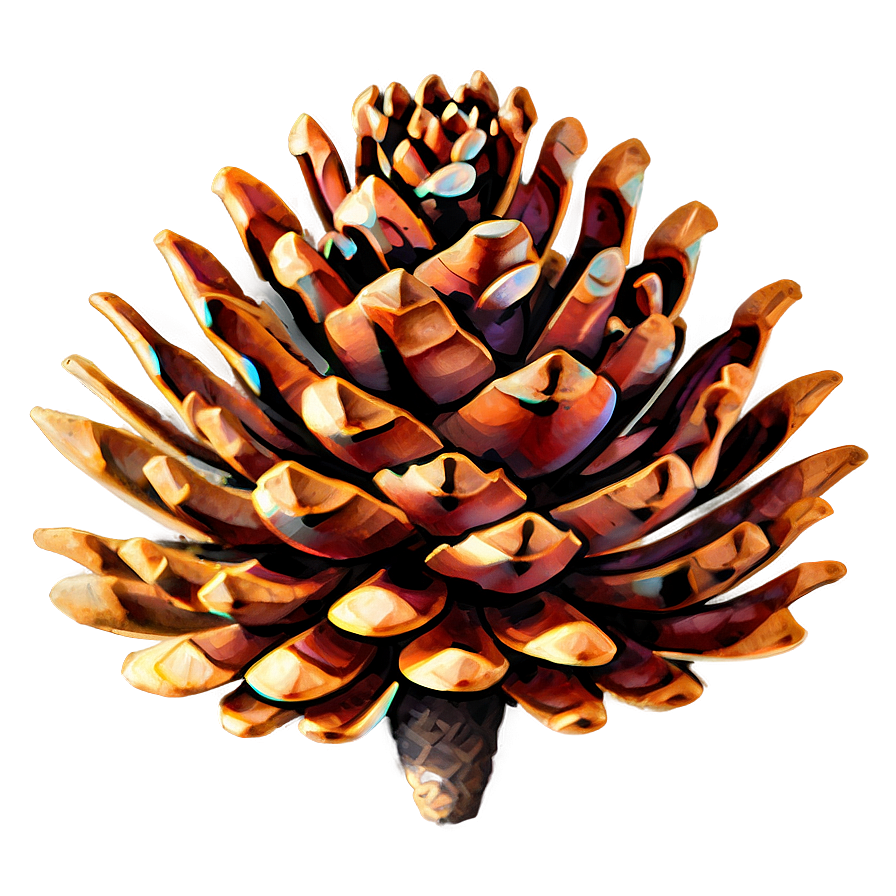 Watercolor Pine Cone Png 16 PNG Image