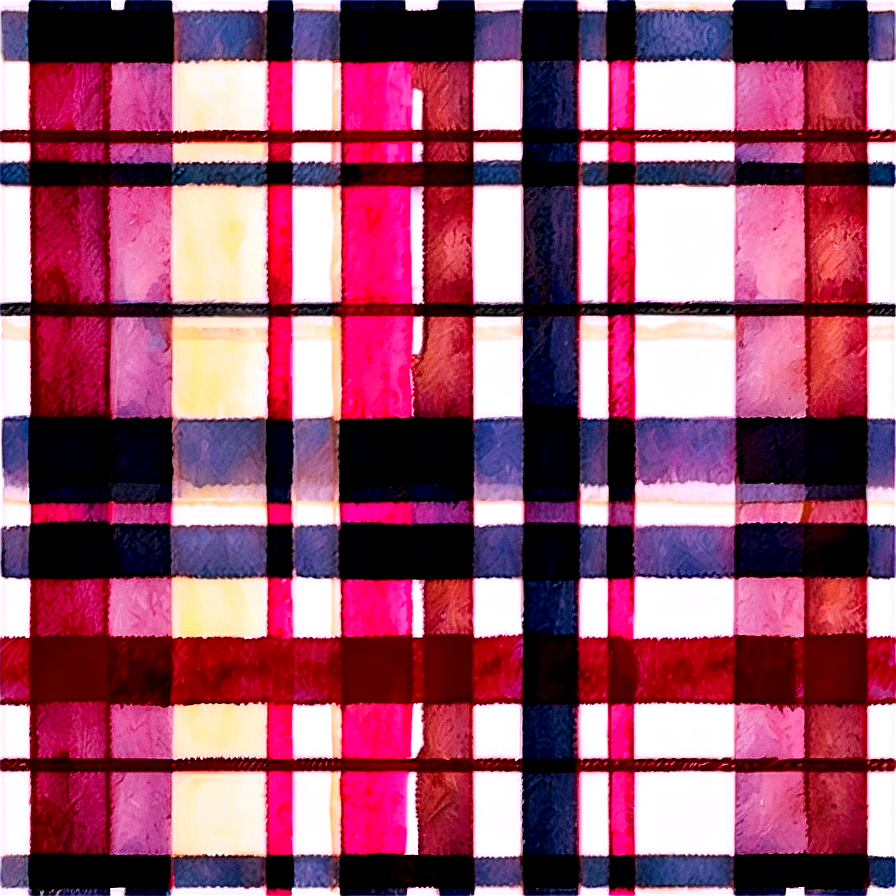 Watercolor Plaid Art Png Ygl PNG Image