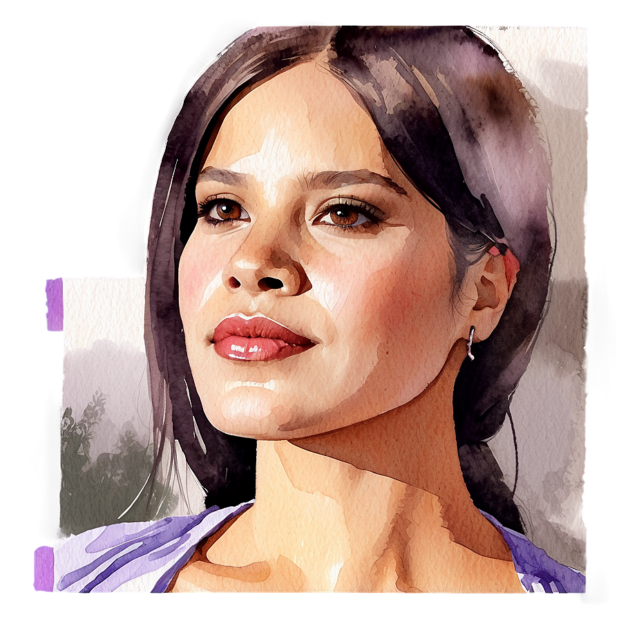 Watercolor Portrait Techniques Png Opk PNG Image