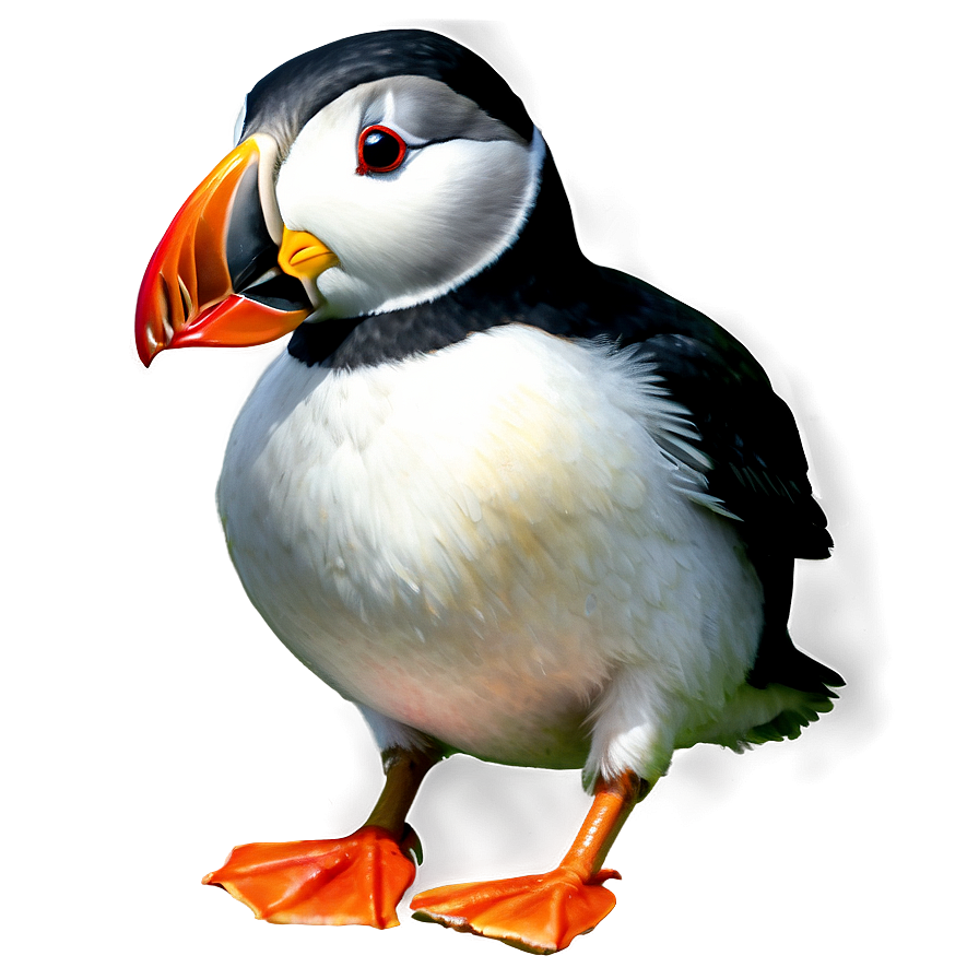 Watercolor Puffin Artwork Png 06292024 PNG Image