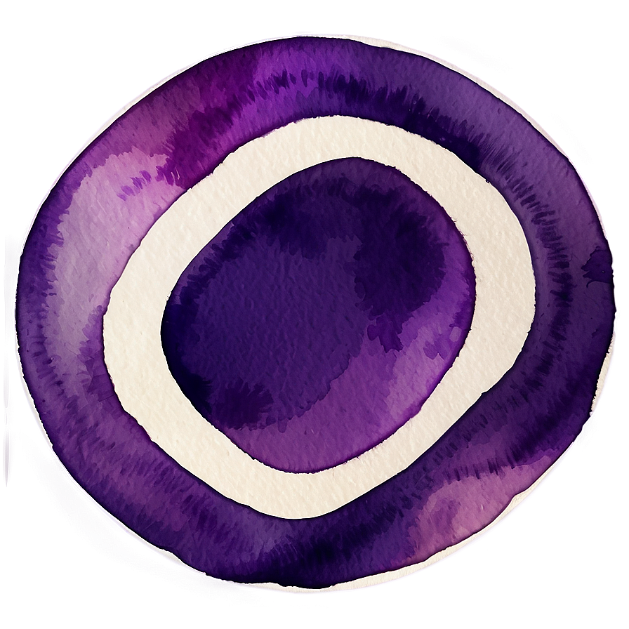 Watercolor Purple Circle Png 30 PNG Image