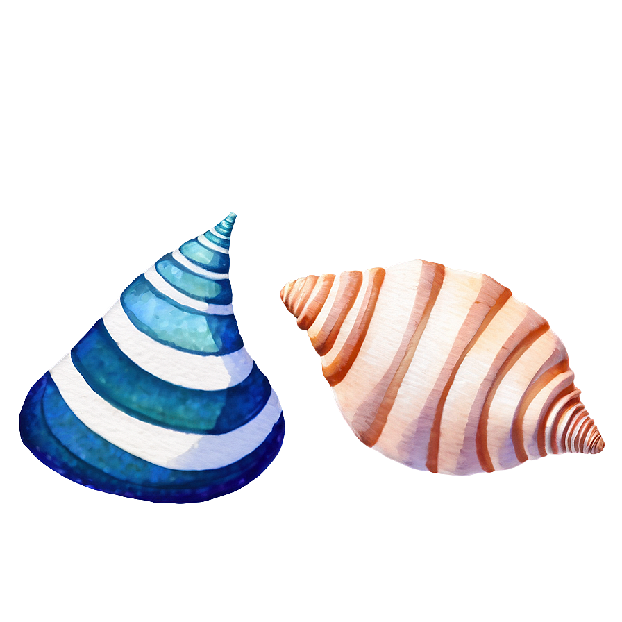 Watercolor Seashell Clipart Png 78 PNG Image