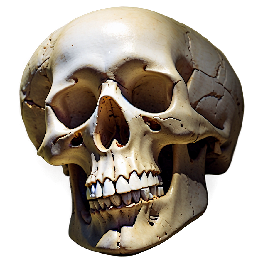 Watercolor Skull Painting Png A PNG Image