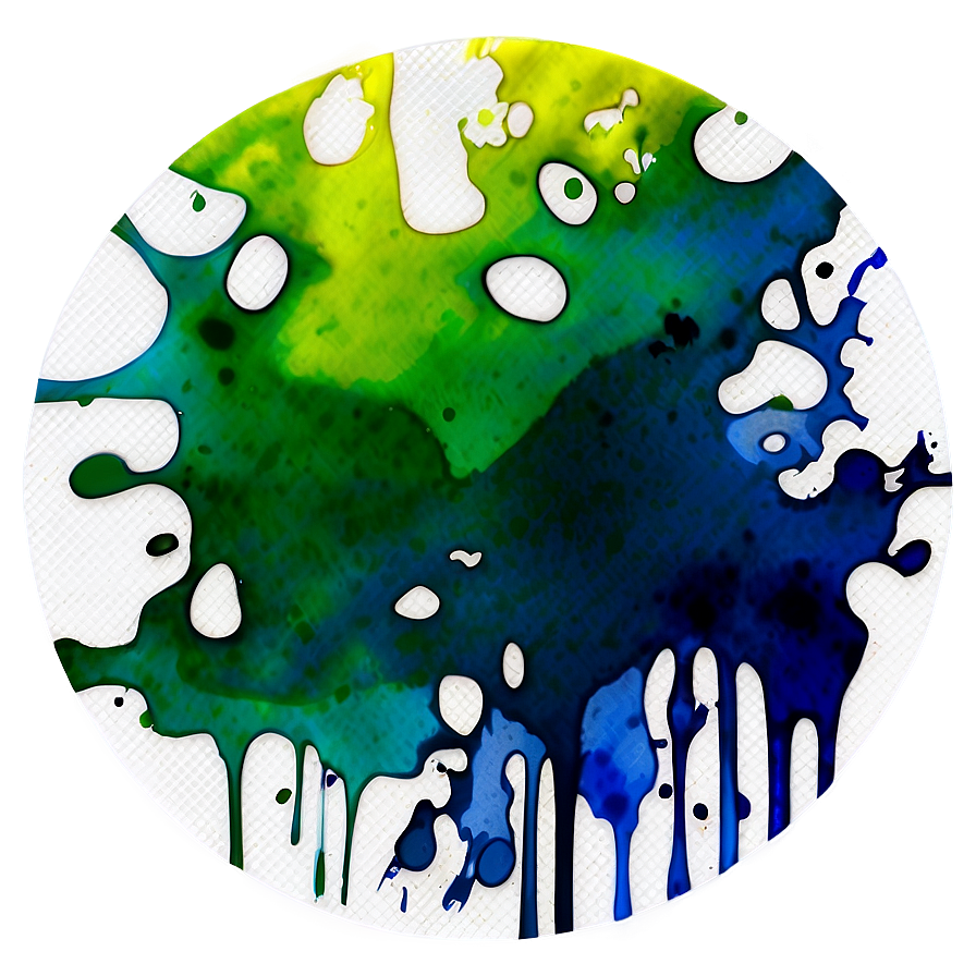 Watercolor Splash Coaster Png 06252024 PNG Image