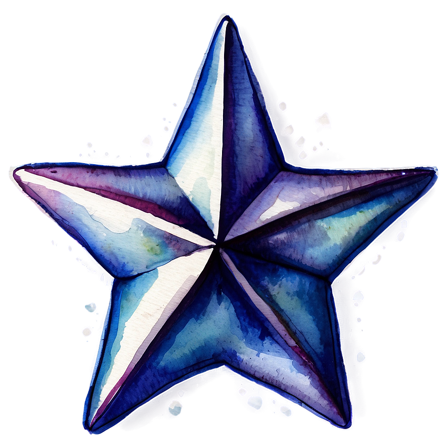 Watercolor Star Icon Png 41 PNG Image