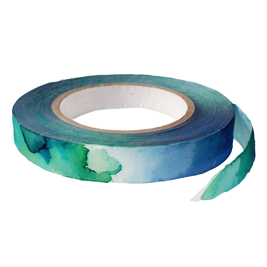 Watercolor Tape Aesthetic Png 50 PNG Image