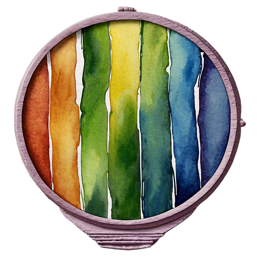 Watercolor Wall Decor Png Xdn49 PNG Image