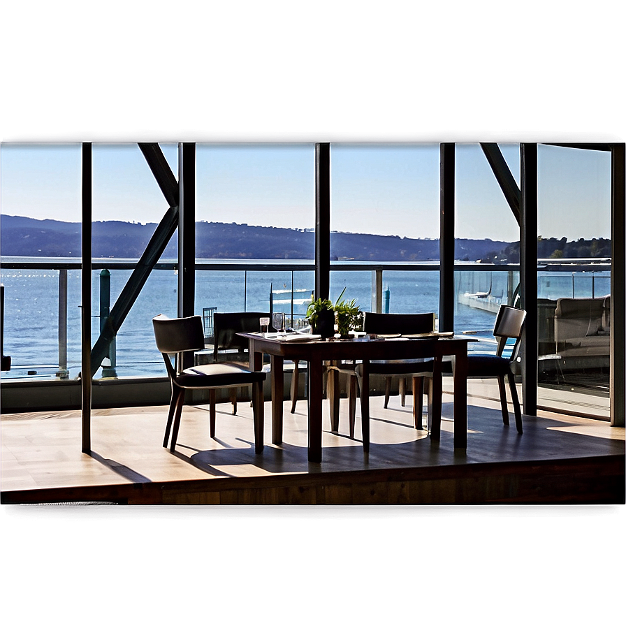 Waterfront Dining Room Views Png Amk PNG Image