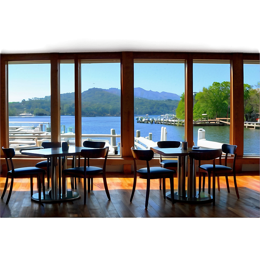 Waterfront Dining Room Views Png Sqe PNG Image