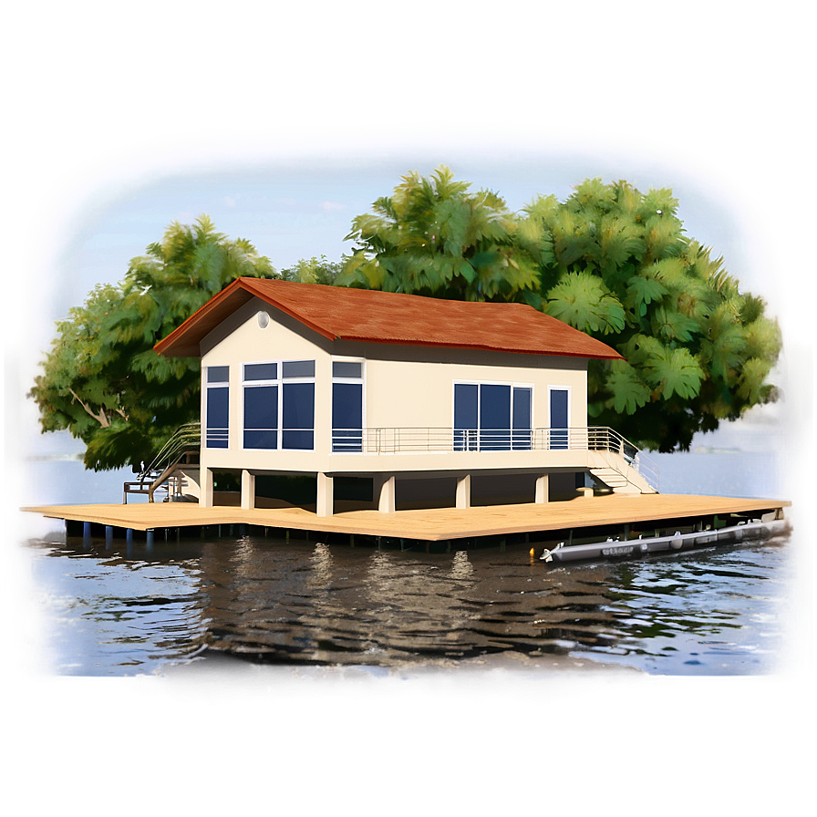 Waterfront House Icon Png 71 PNG Image