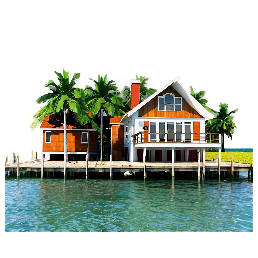 Waterfront Houses Png Pku95 PNG Image