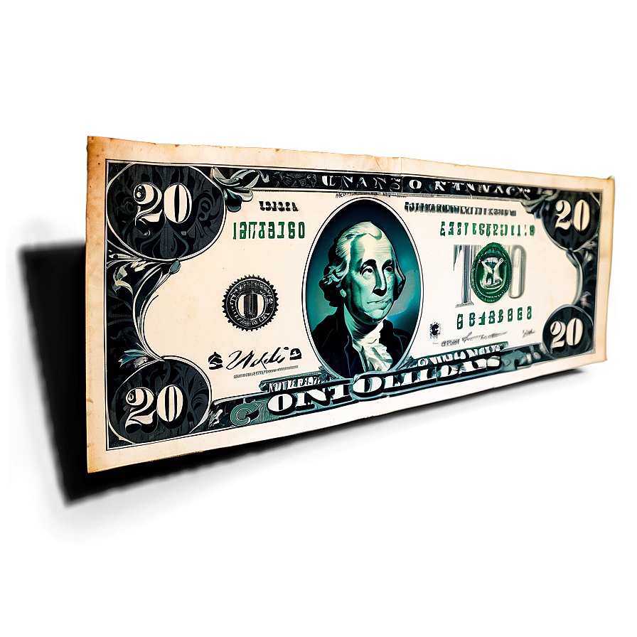 Watermarked 20 Dollar Bill Png Lvb44 PNG Image