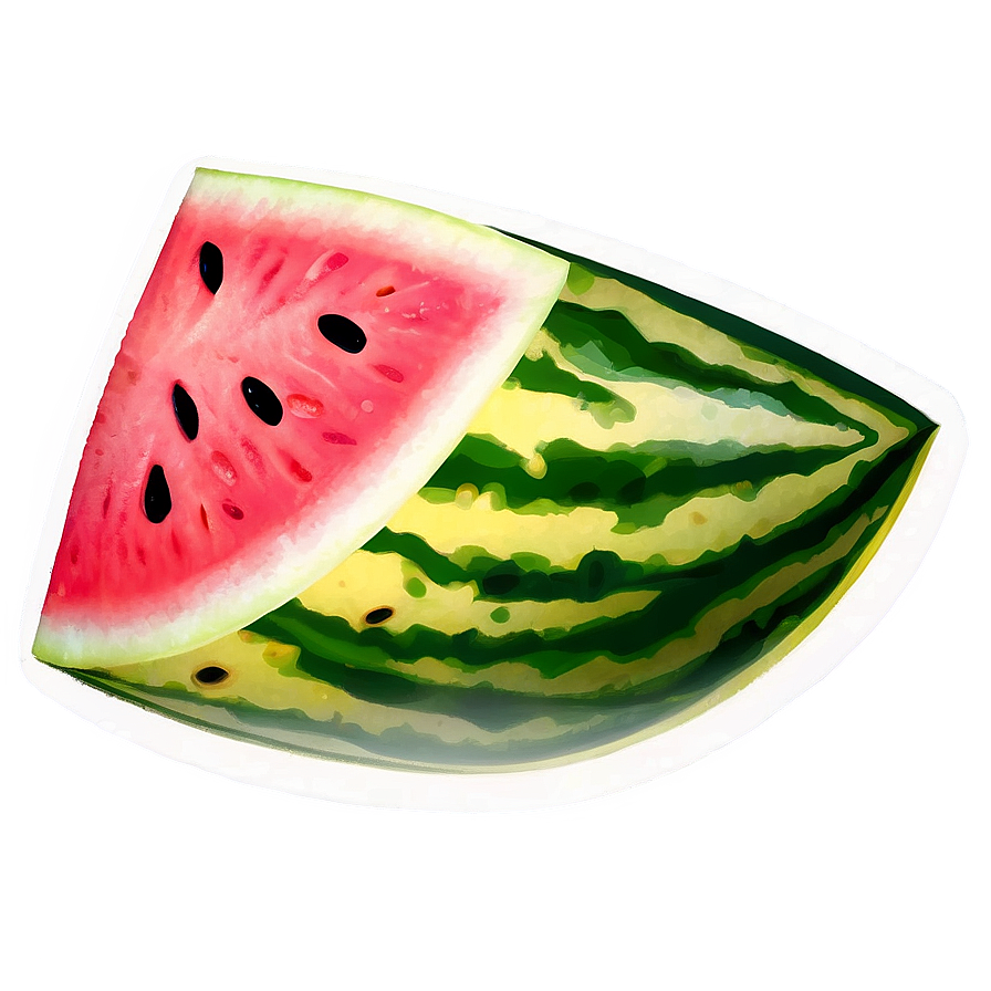 Watermelon Slice With Juice Png 06132024 PNG Image