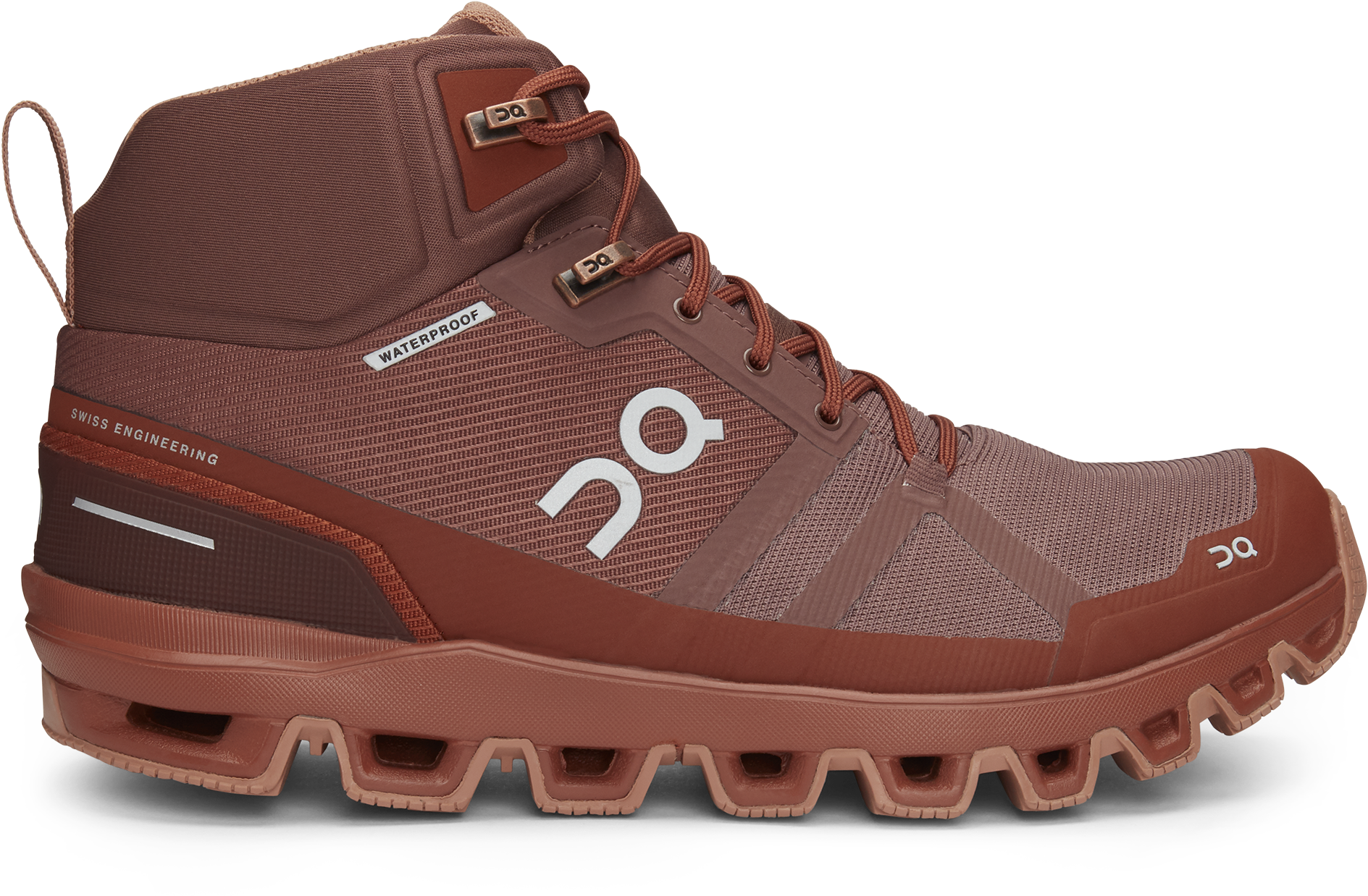 Waterproof Hiking Boot Side View PNG Image