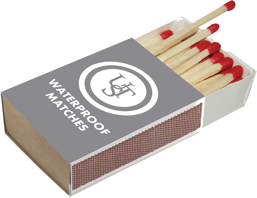 Waterproof Matches Box PNG Image