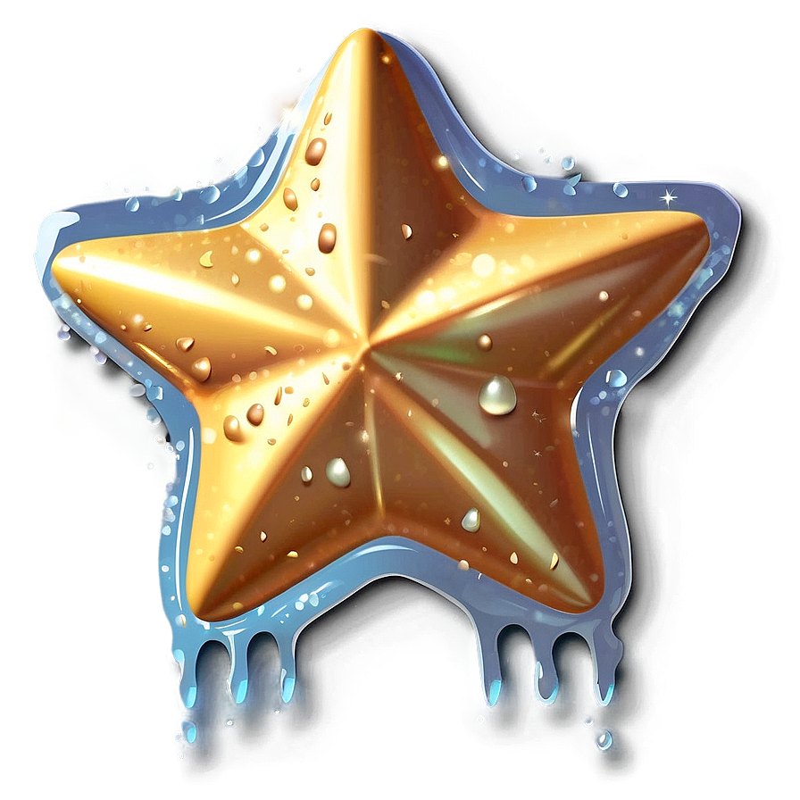 Waterproof Star Sticker Png Vww47 PNG Image