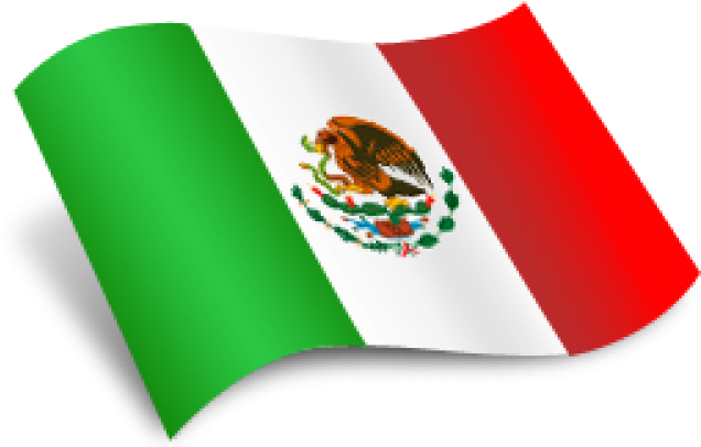 Waving Flagof Mexico PNG Image