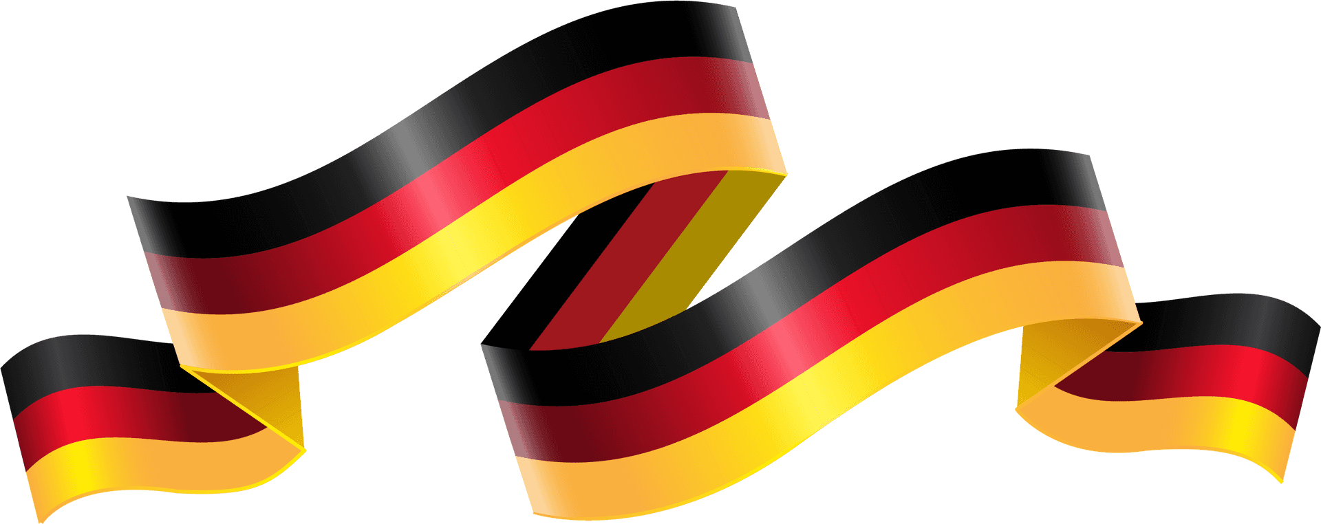 Waving Germany Flag Graphic PNG Image