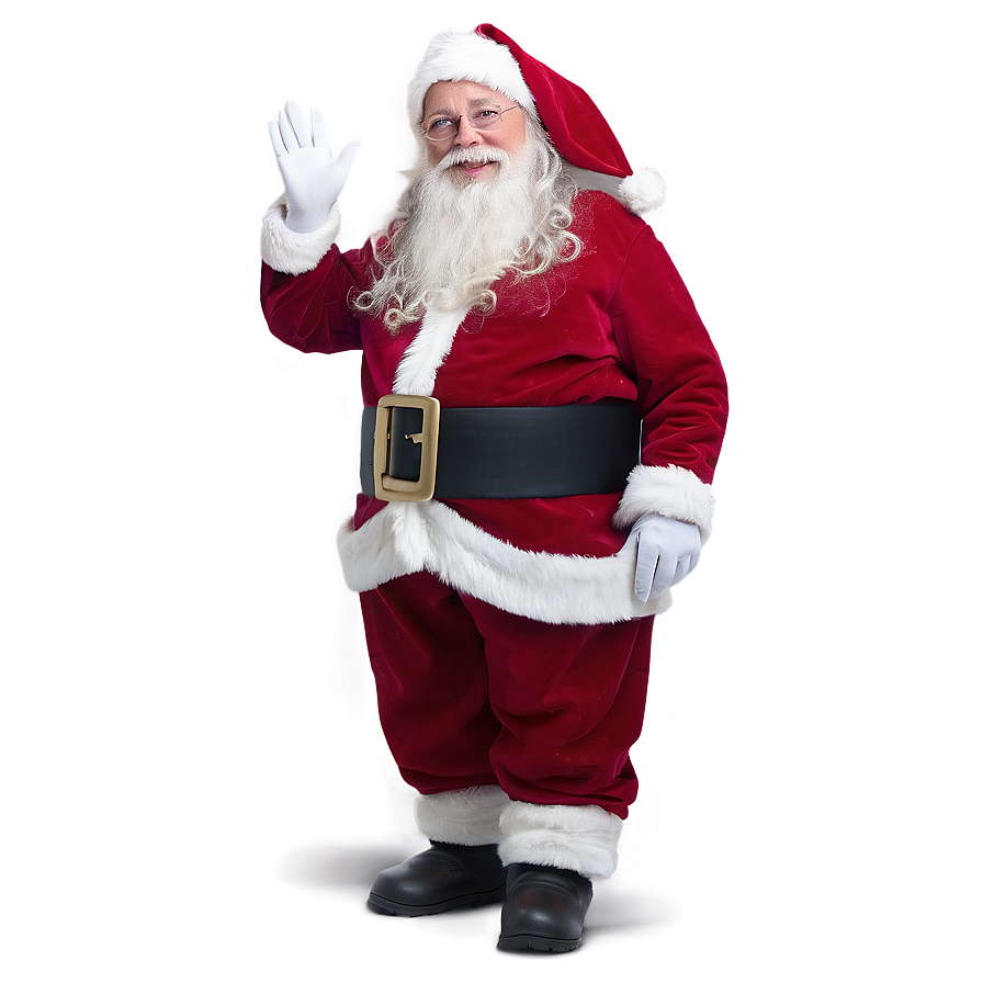 Waving Santa Png 56 PNG Image