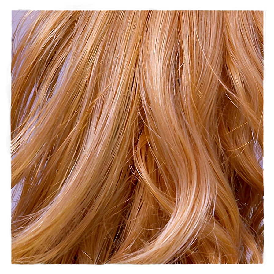 Wavy Blond Hair Png 06262024 PNG Image