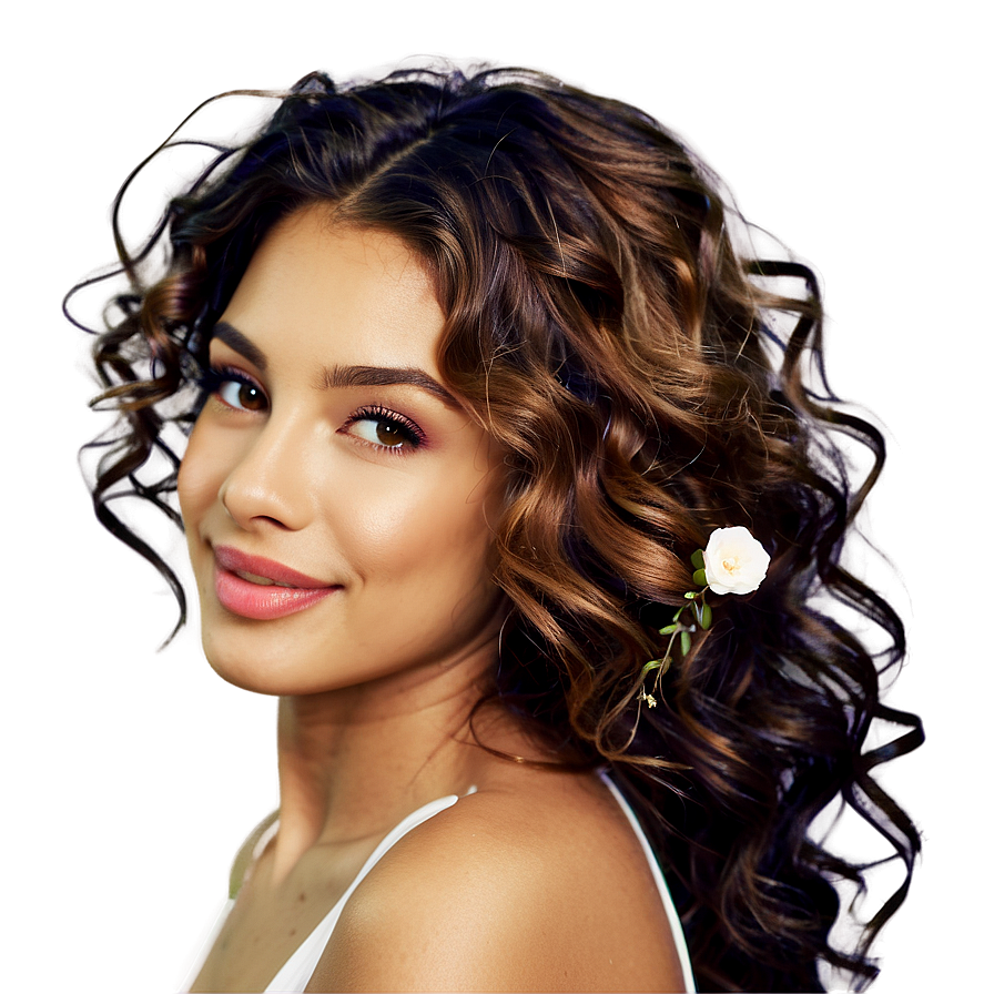 Wavy Hair D PNG Image