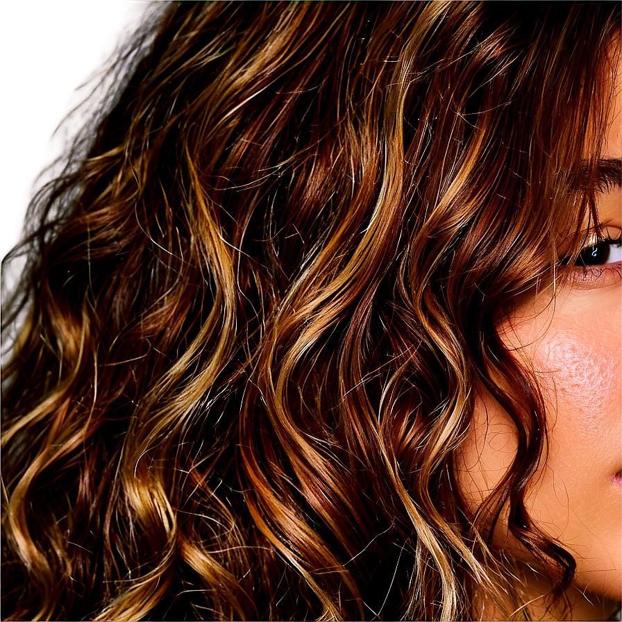 Wavy Hair Highlights Png 50 PNG Image