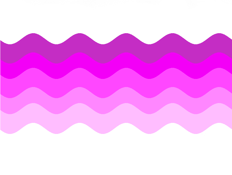 Wavy Lines Pattern Pink Shades PNG Image